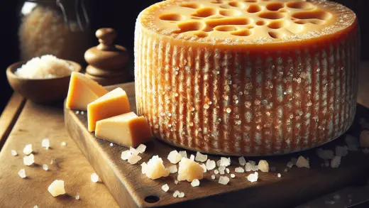 Cheddar Cheese with Salt Crystals: Discovering the Crunch